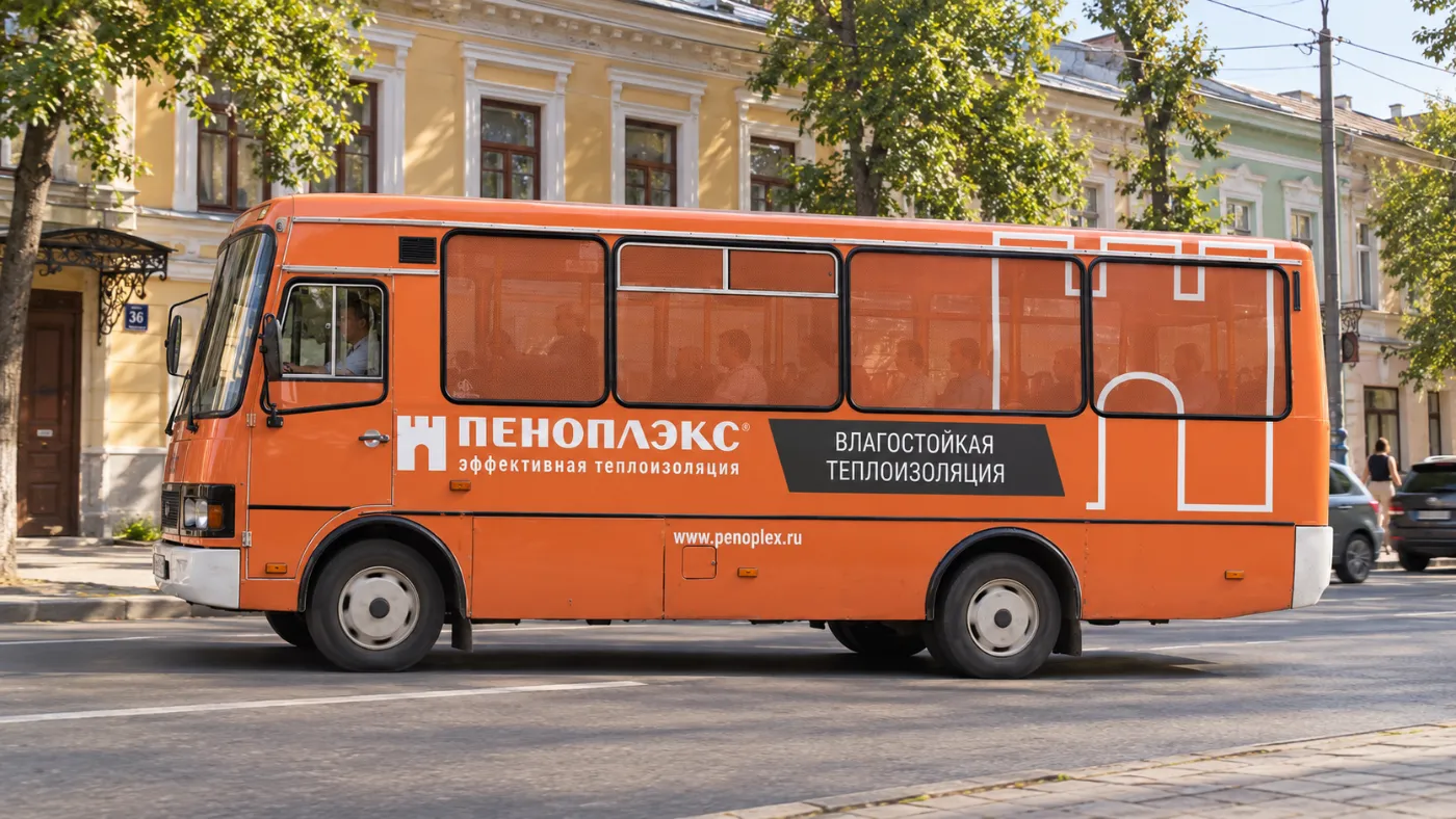 Реклама на транспорте в Таганроге