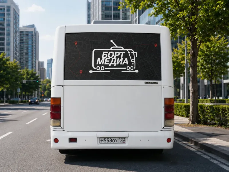 Реклама на задних стеклах